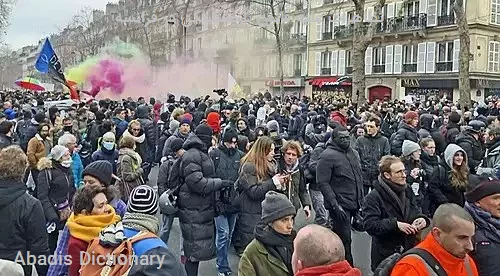 تظاهرات علیه قانون بازنشستگی در فرانسه